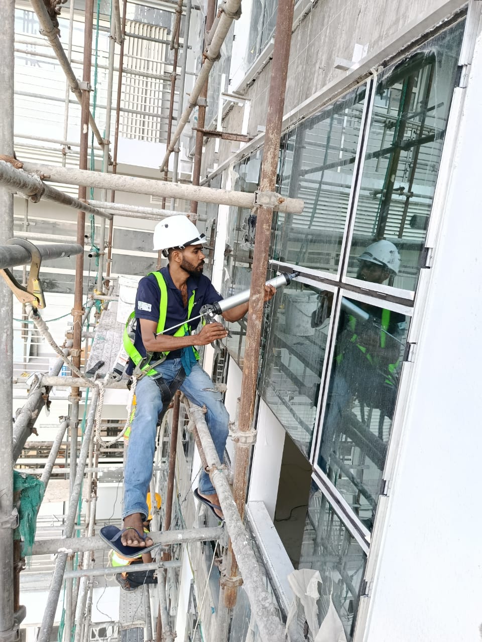 Illustration of a professional working with technology